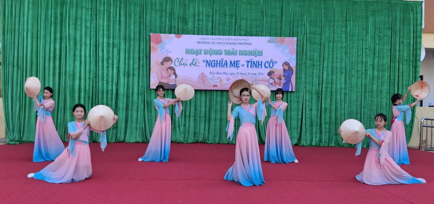 TRƯỜNG TH-THCS THANH TRƯỜNG TỔ CHỨC HOẠT ĐỘNG TRẢI NGHIỆM CHÀO MỪNG NGÀY PHỤ NỮ VIỆT NAM 20/10