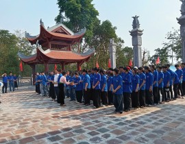 Lễ kết nạp đoàn viên mới nhân kỷ niệm 95 năm Ngày thành lập Đoàn - ảnh 2