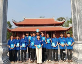 Lễ kết nạp đoàn viên mới nhân kỷ niệm 95 năm Ngày thành lập Đoàn - ảnh 3