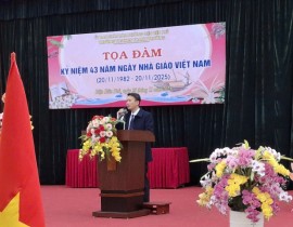 Tọa đàm kỷ niệm 43 năm Ngày Nhà giáo Việt Nam - ảnh 5