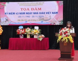 Tọa đàm kỷ niệm 43 năm Ngày Nhà giáo Việt Nam - ảnh 6