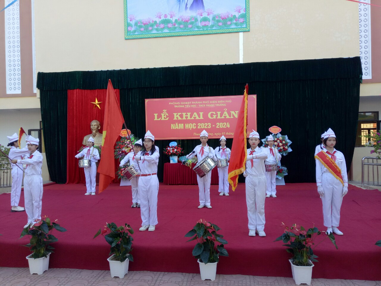 Trường TH-THCS Thanh Trường long trọng tổ chức lễ khai giảng năm học 2023 - 2024