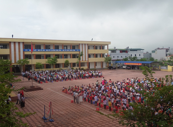 Trường TH-THCS Thanh Trường hân hoan trong ngày tựu trường năm học 2024 - 2025