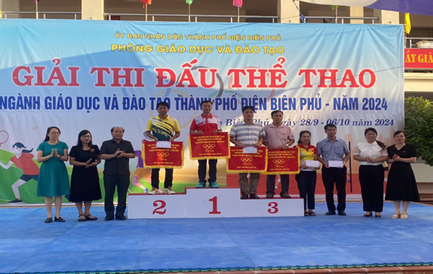 Cụm đơn vị Trường Thanh Trường - Noong Bua tham gia giải thi đấu thể thao ngành giáo dục và đào tạo thành phố Điện Biên Phủ - năm 2024